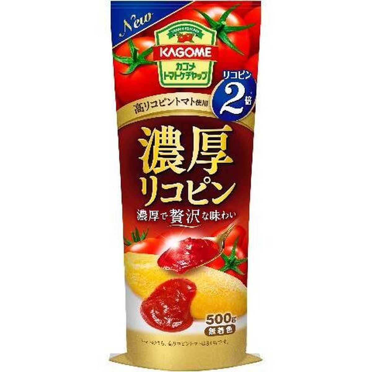 【20個入リ】カゴメ 濃厚リコピン トマトケチャップ 500g