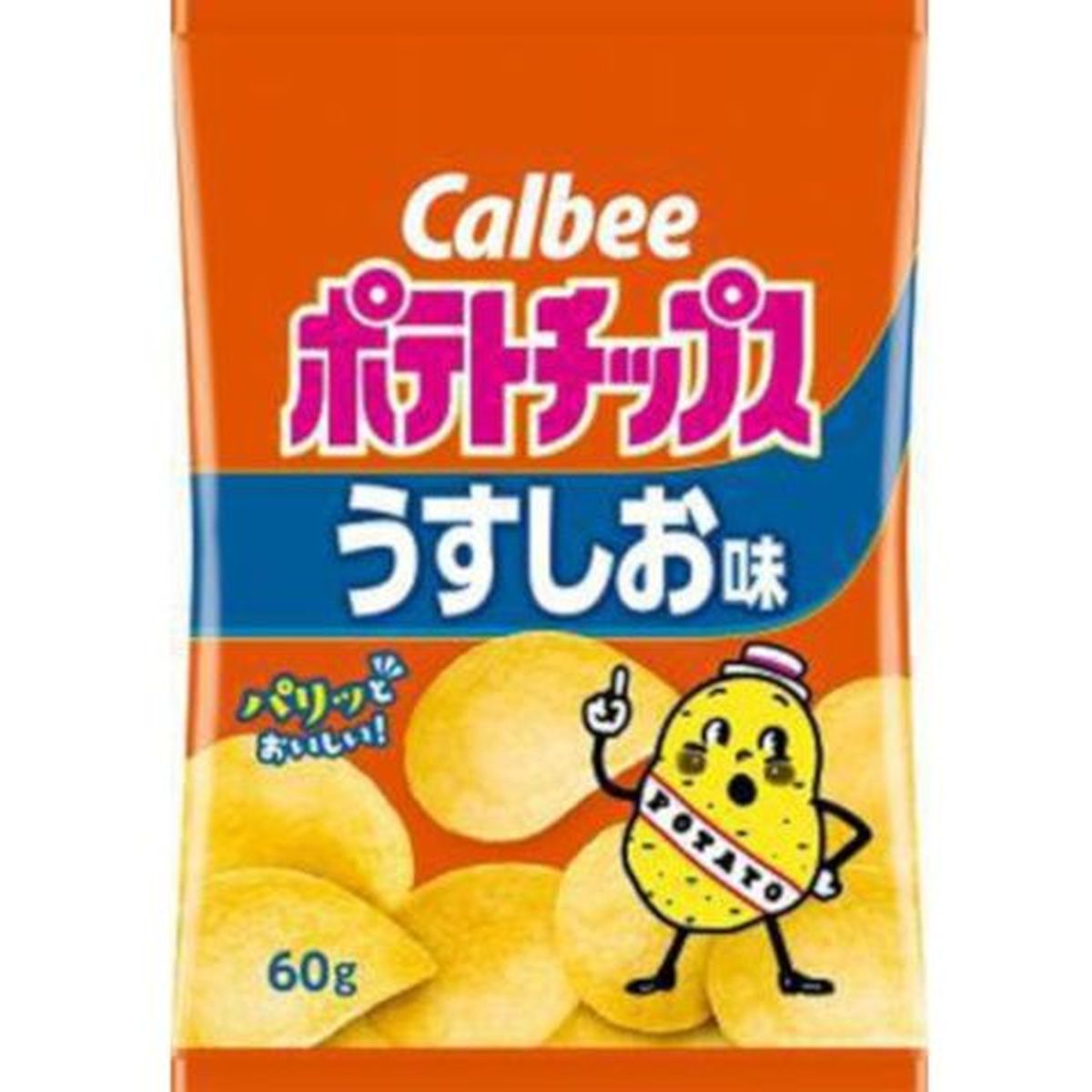 【12個入リ】カルビー ポテトチップス ウスシオ味 60g