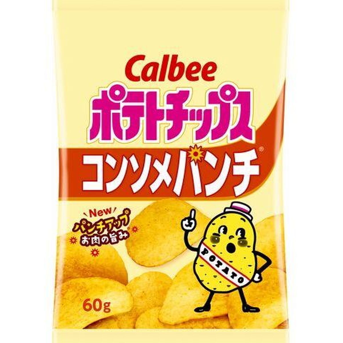 【12個入リ】カルビー ポテトチップスコンソメパンチ 60g