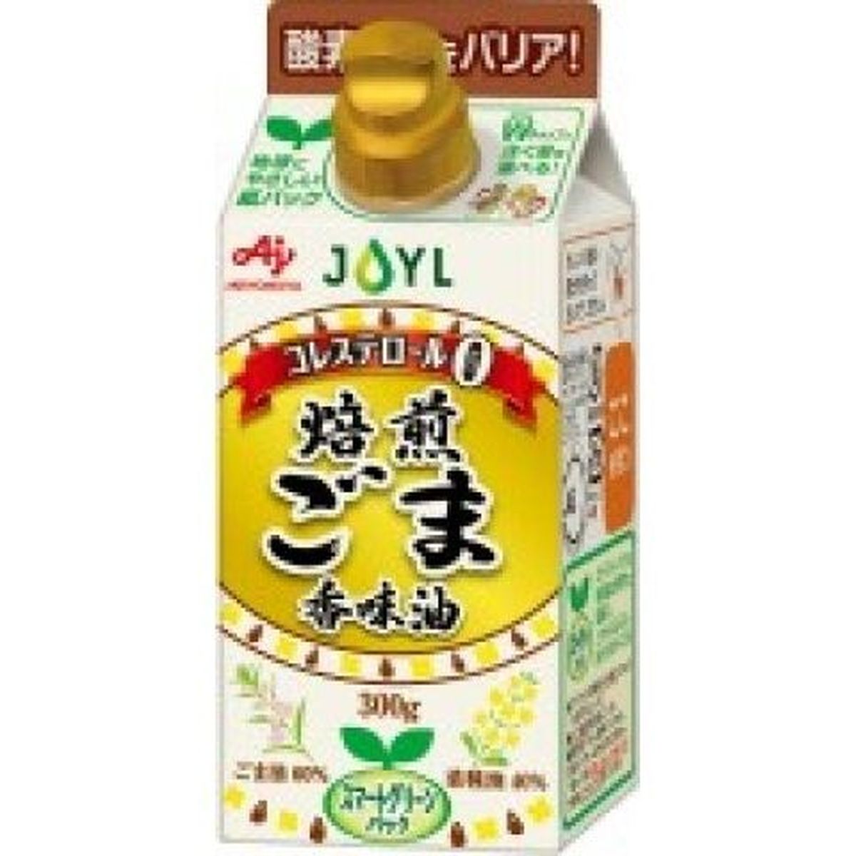 【6個入リ】Jオイルミルズ 焙煎ゴマ香味油 紙パック 300g