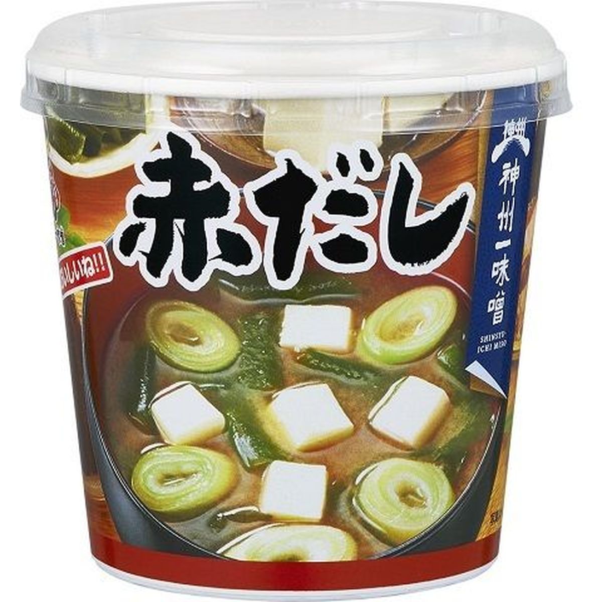 【6個入リ】神州一味噌 オイシイネ!!赤ダシ カップ 1食