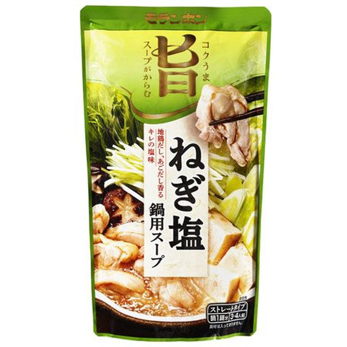【10個入リ】モランボン コク旨カラム ネギ塩鍋スープ 750g