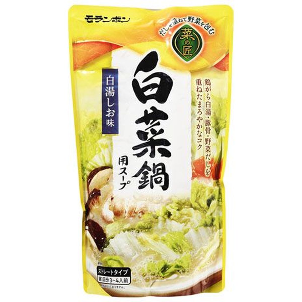 【10個入リ】モランボン 菜ノ匠 白菜鍋用スープ 750g