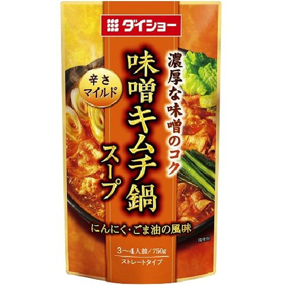【10個入リ】ダイショー 味噌キムチ鍋スープR18 750g