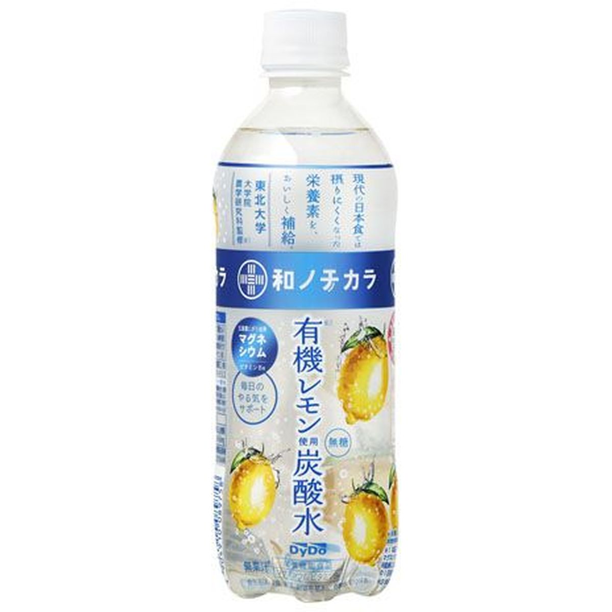 【24個入リ】ダイドー 和ノチカラ有機レモン炭酸水 ペット 500ml