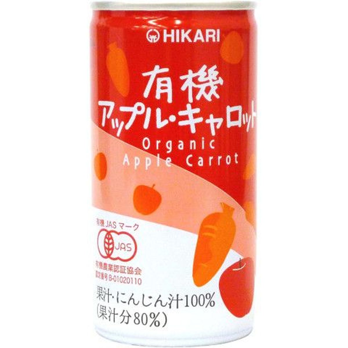 【30個入リ】光食品 有機アップルキャロット 缶 190g