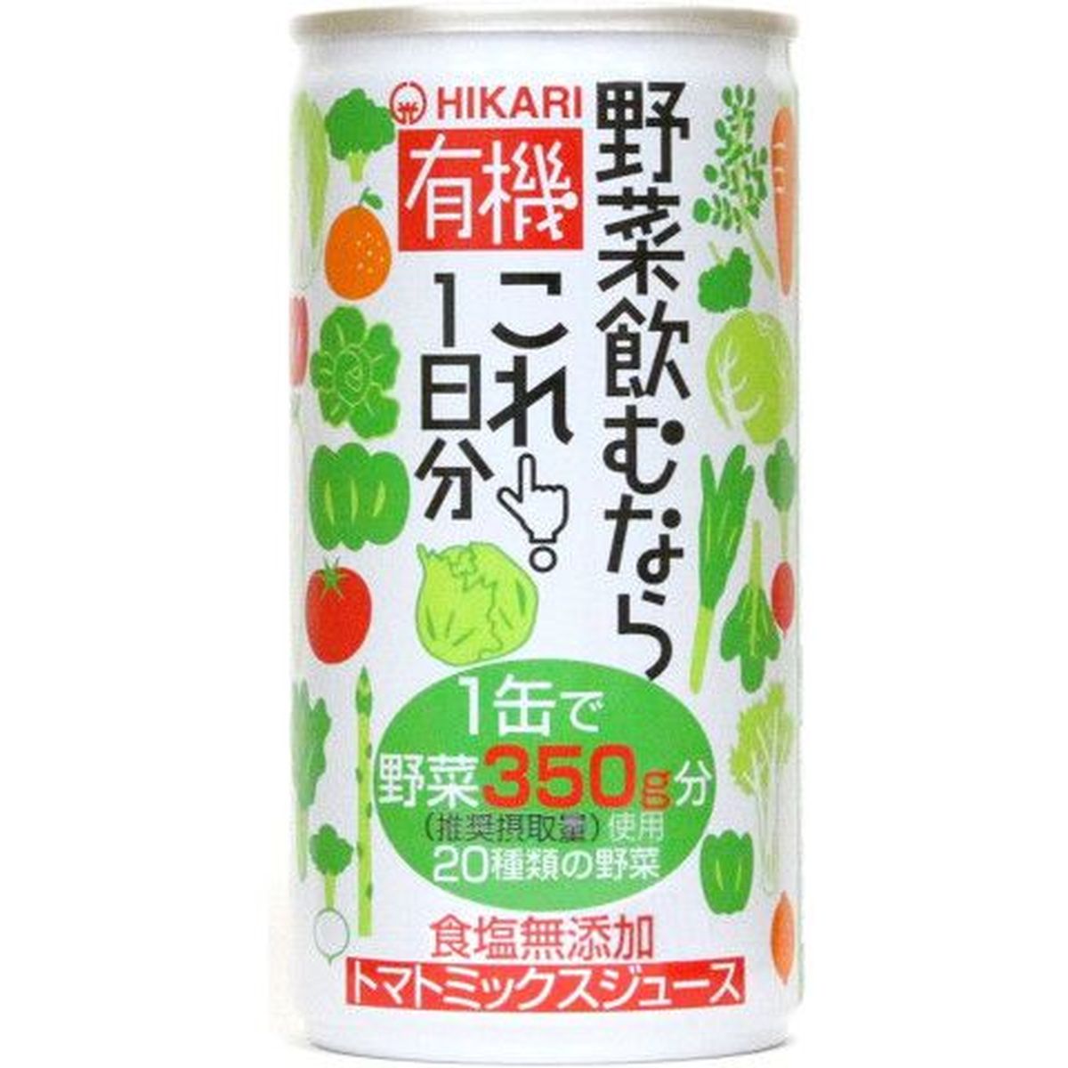 【30個入リ】光食品 有機野菜飲ムナラコレ 1日分 缶 190g