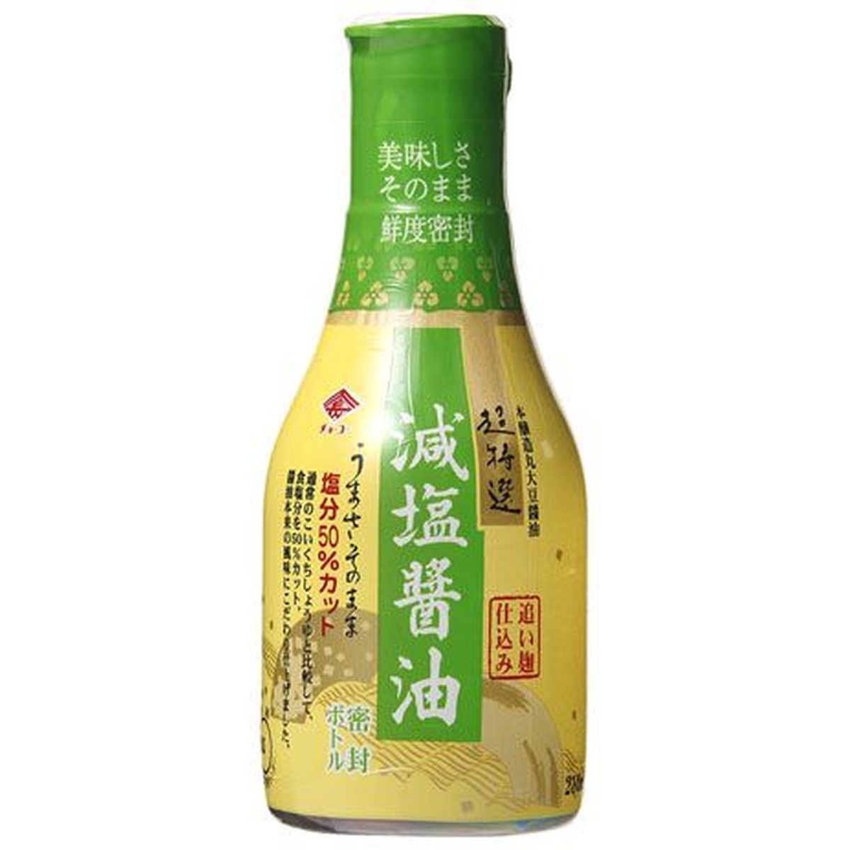 【10個入リ】チョーコー 超特選 減塩醤油 密封ボトル 210ml