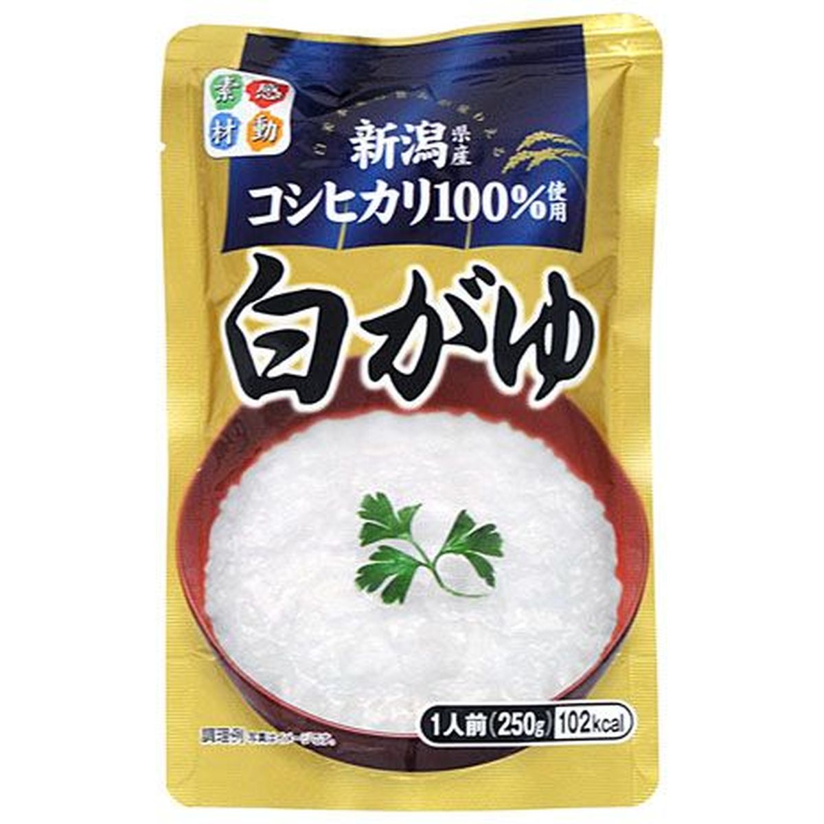【8個入リ】ヒカリ食品 コシヒカリ100％ 白ガユ 250g