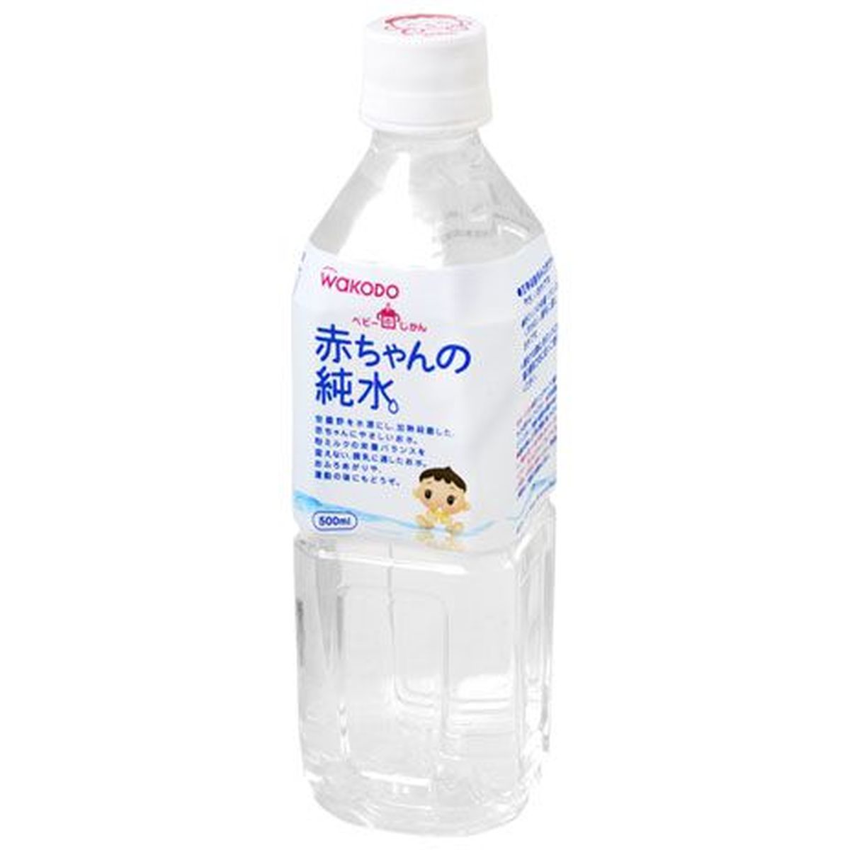 【24個入リ】和光堂 ベビーノジカン 赤チャンノ純水ペット 500ml