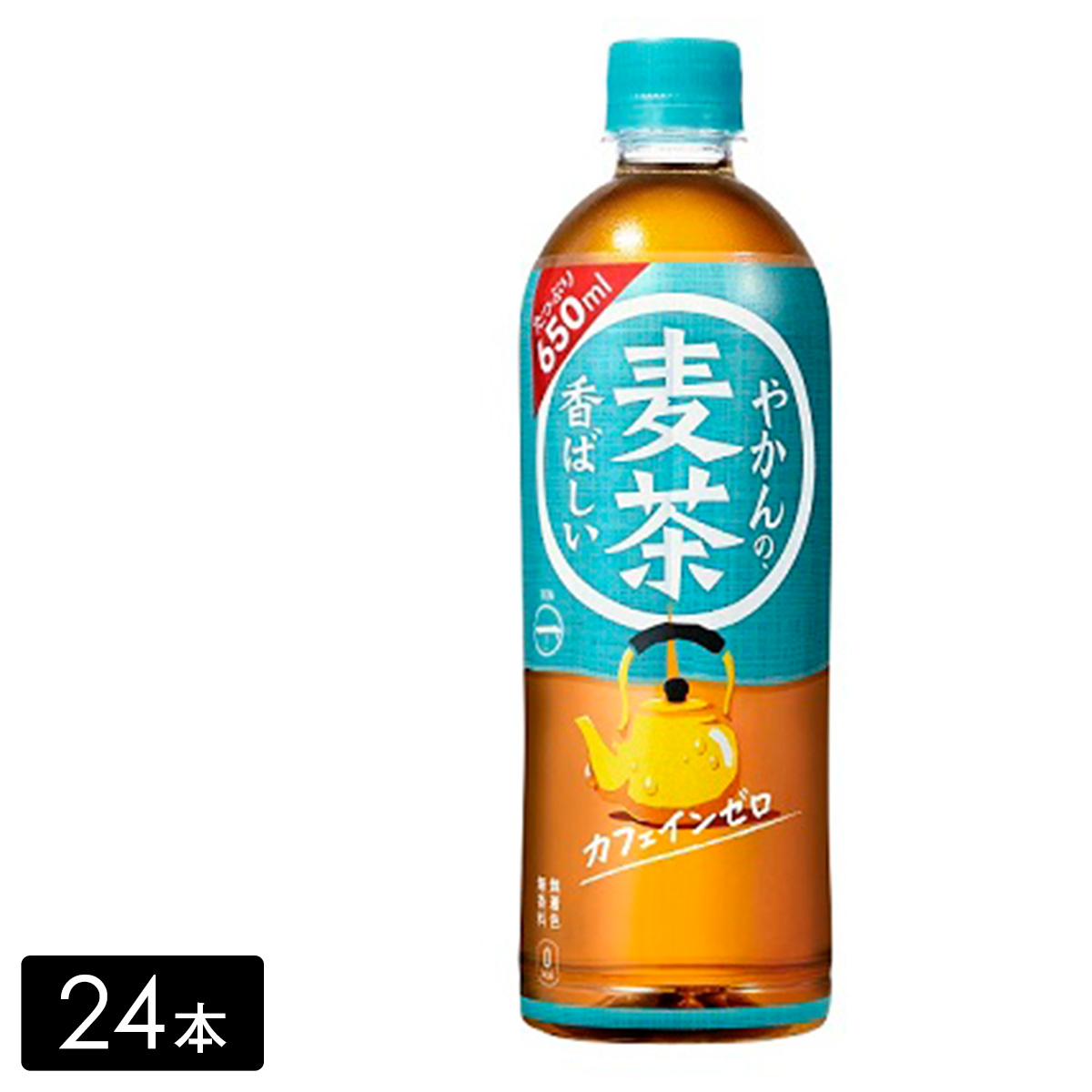 【送料無料 + 24】やかんの麦茶 from 一(はじめ) 650mL×24本(1箱)
