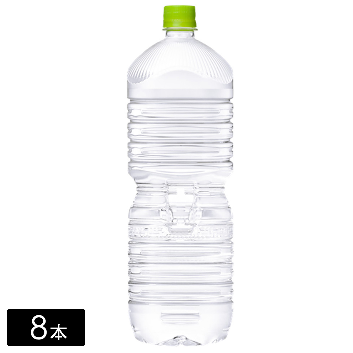 い・ろ・は・す天然水 ラベルレス 2L×8本(1箱) いろはす 水 ミネラルウォーター  ペットボトル ケース売り備蓄 水ストック エコ