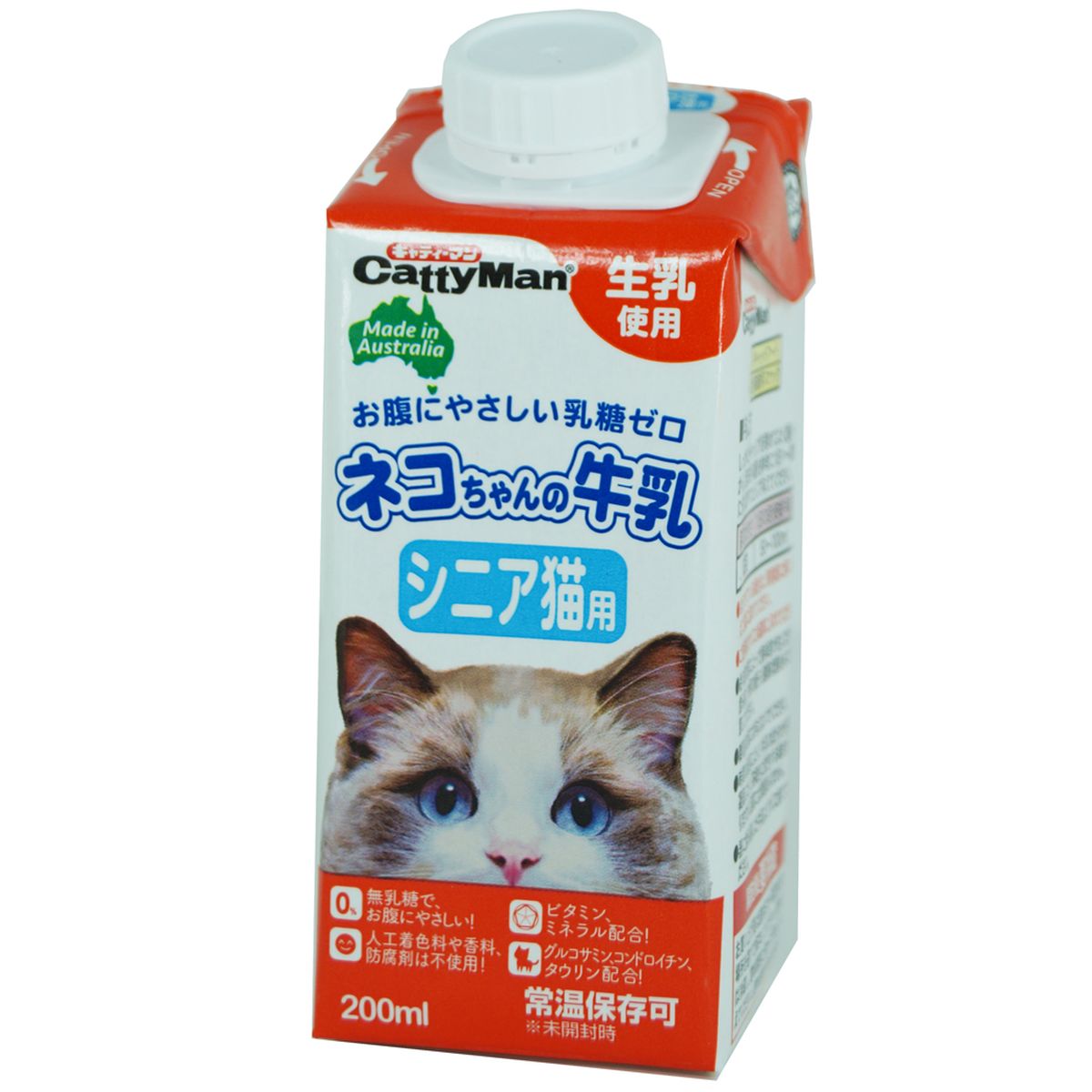 ネコちゃんの牛乳シニア猫用200ml×24