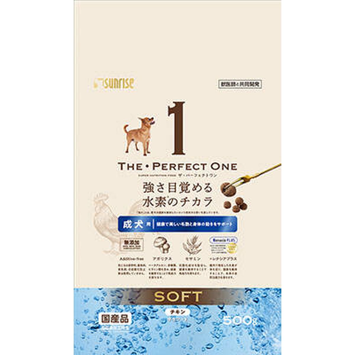 THE・PERFECT ONE ソフト チキン 成犬用500g×10袋