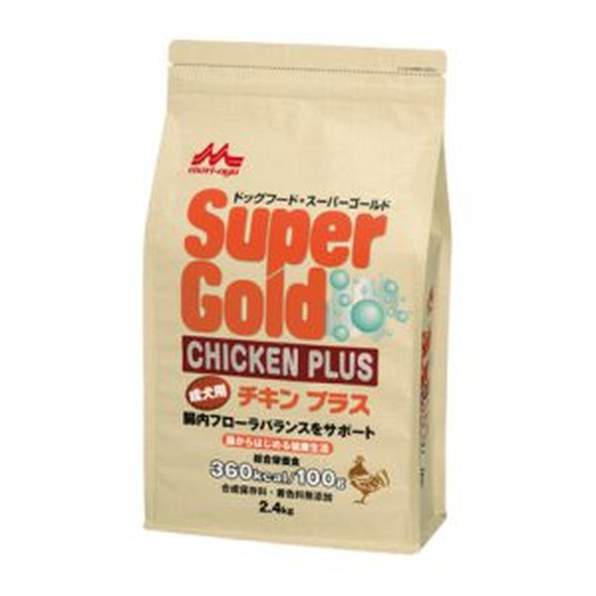 スーパーゴールド チキンプラス 成犬用2.4kg×4袋