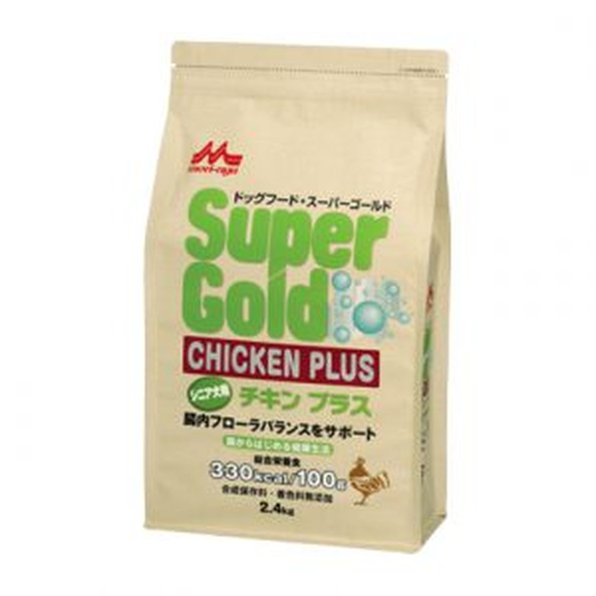 スーパーゴールド チキンプラス シニア犬用2.4kg×4袋