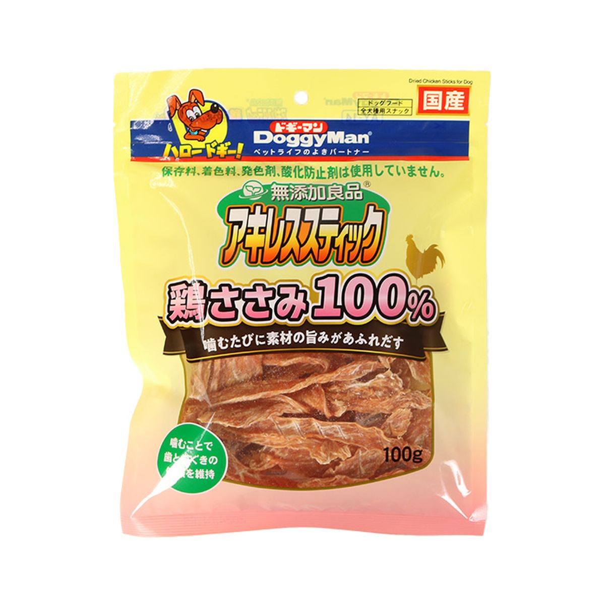 無添加良品 アキレススティック 鶏ササミ100％ 100g×24