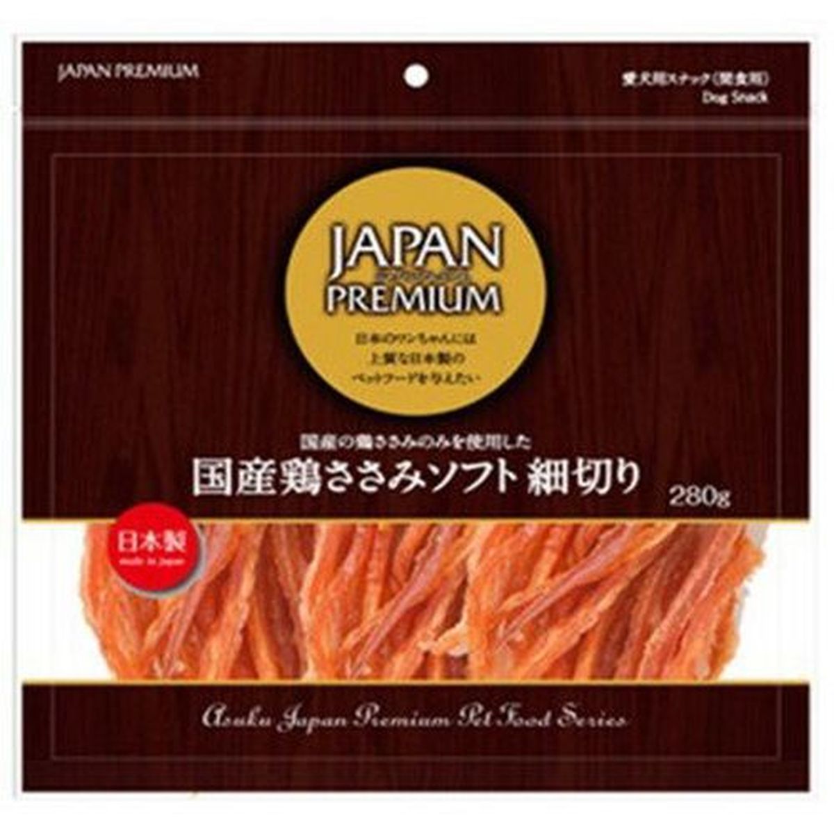 JAPAN PREMIUM 国産鶏ササミソフト細切リ 280g×24