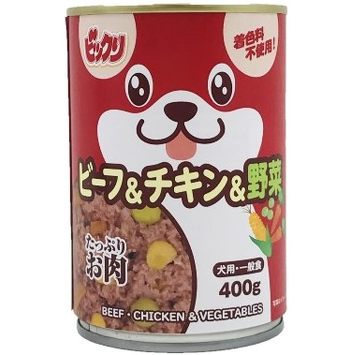 ビックリ 犬缶ビーフ＆チキン＆野菜 400g×24