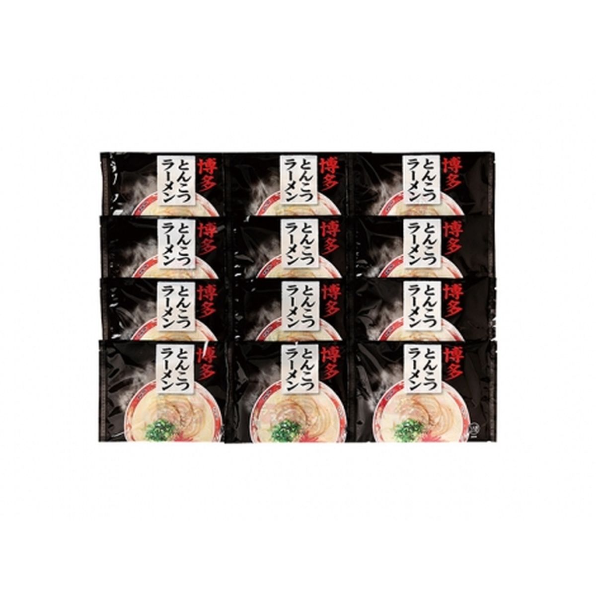 博多とんこつラーメン12セット　ひかりＴＶショッピング　スープ付き｜彩食工房