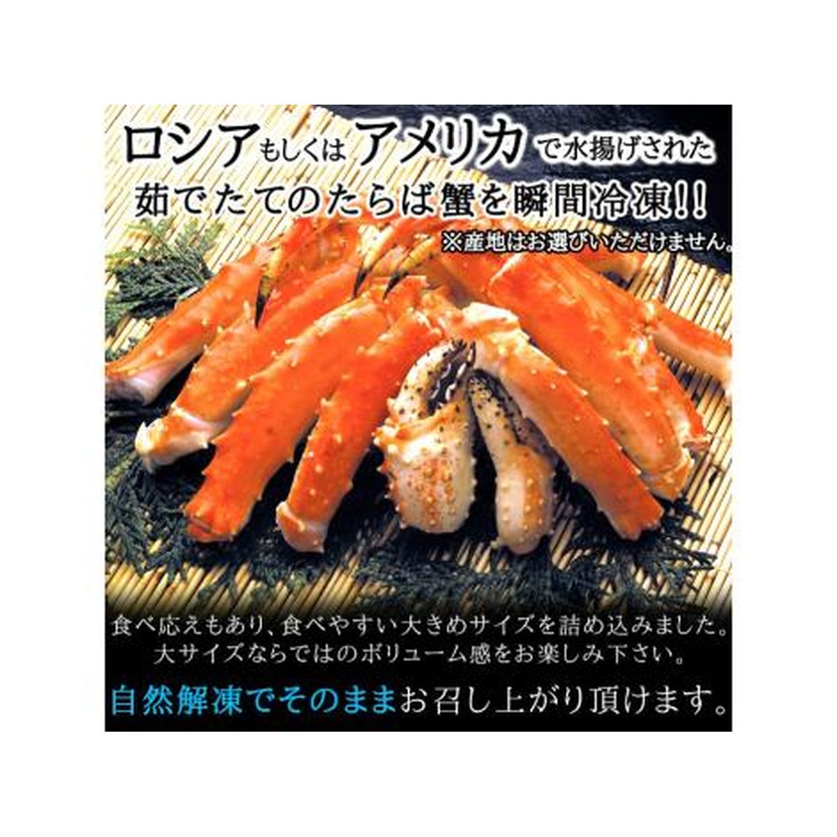 ひかりTVショッピング | 【冷凍】カニの王様!!ボイルたらば蟹 ひかりTVショッピング | 【冷凍】カニの王様!!ボイルたらば蟹