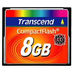 8GB CFカード (133x、TYPE I)