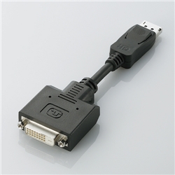 DisplayPort-DVI変換アダプタ