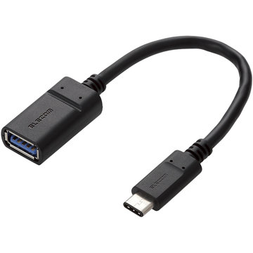 USB3.1ケーブル/Gen1/C-Aメス/0.15m/ブラック