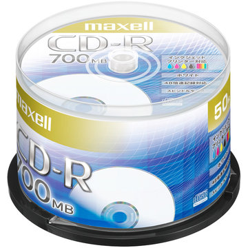 maxell データ用CD-R 700MB 48X プリンタブル 50SP CDR700S.PNW.50SP
