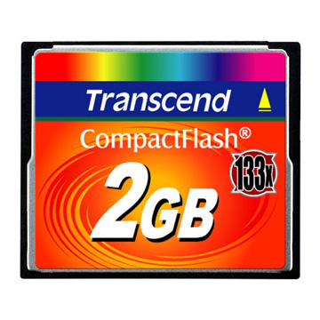 2GB CFカード (133x、TYPE I)