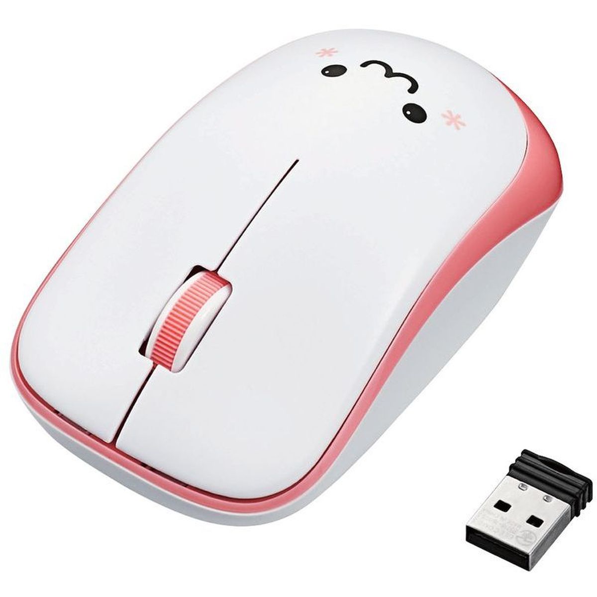 IRマウス/ENELO/無線/3ボタン/省電力/ピンク