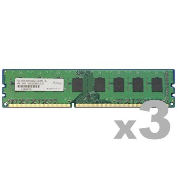 DDR3-1333 240pin UDIMM 2GB×3