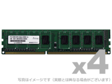DDR3-1600 240pin UDIMM 4GB×4 SR