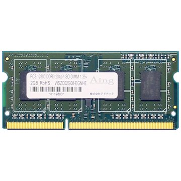 DDR3L-1600 204pin SO-DIMM 4GB SR LV