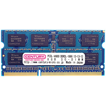 ノートPC用 DDR3L-1866 8GB SO-DIMM