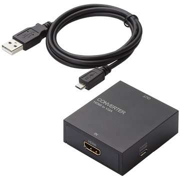 ダウンスキャンコンバーター/HDMI-VGA/3.5φ/HDMI1.4