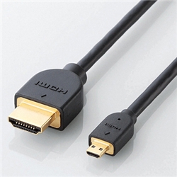 イーサネット対応HDMI-Microケーブル(A-D)/1.0m
