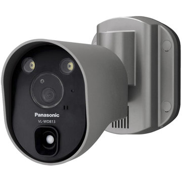 【送料無料 + 322】Panasonic センサーライト付屋外ワイヤレスカメラ VL-WD813K