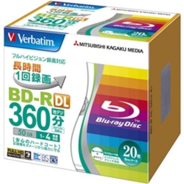 BD-RDL 50GB 260分 1-4倍速 ケース5枚 ホワイト