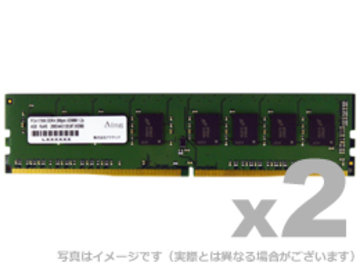 DDR4-2400 288pin UDIMM 8GB×2 SR