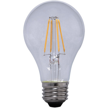 LEDフィラメント電球 E26 60形 電球色 調光クリア