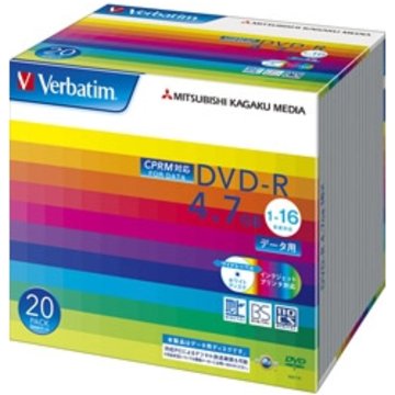 DVD-R 4.7GB 16倍速対応 20枚 白