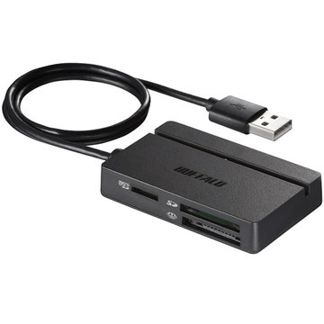 USB2.0 マルチカードリーダー/ライター スタンダード ブラック