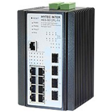 産業用GbE/PoE対応スイッチ HES-5512PL-F4