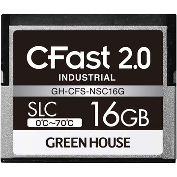 CFast2.0 SLC 0度～70度 16GB 3年保証