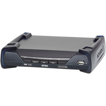 HDMIシングルディスプレイIP-KVM(4K、PoE)レシーバー