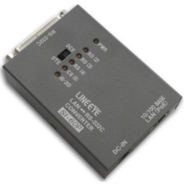 I/Fコンバータ LAN<=>RS-232C Dsub25 PoE