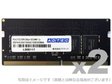 DDR4-2133 260pin SO-DIMM 4GB×2 SR