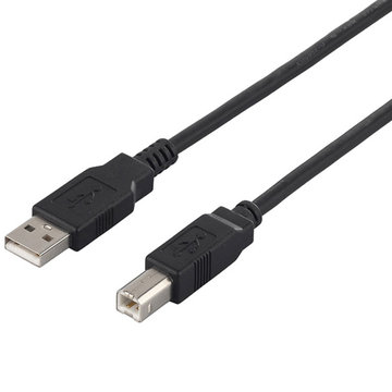 USB2.0 A-B ケーブル 3m ブラック