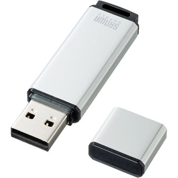 USB2.0 メモリ(シルバー・8GB)